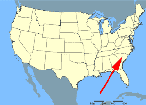 South Carolina is a Southern Eastern Seaboard state on the Atlantic Coast.